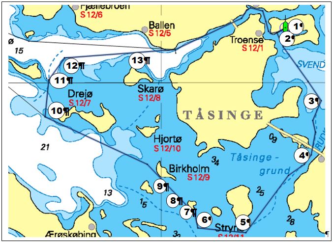 Øhavet Rundt opslag nr. 1